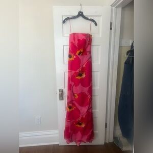 Carolina Herrera Floral Silk Gown - Never Worn!